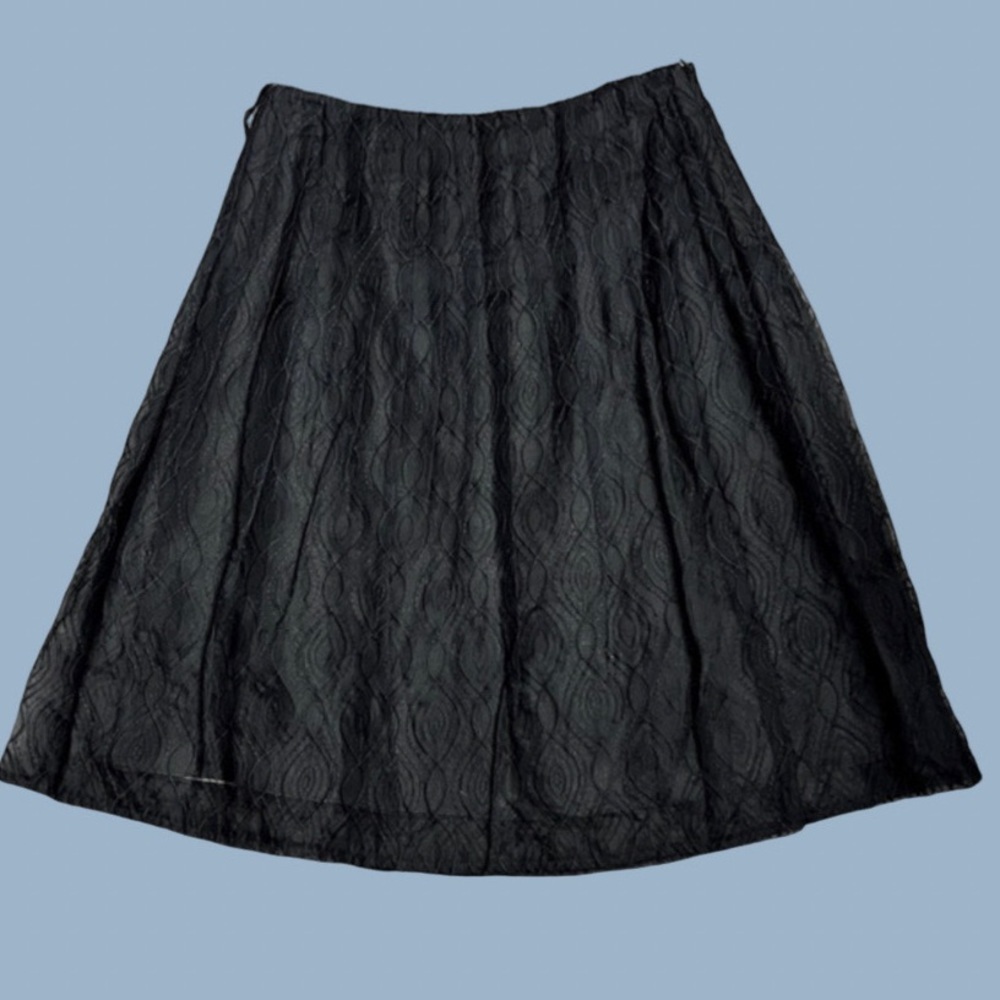 Kay Unger New York Sparkly Silk Skirt